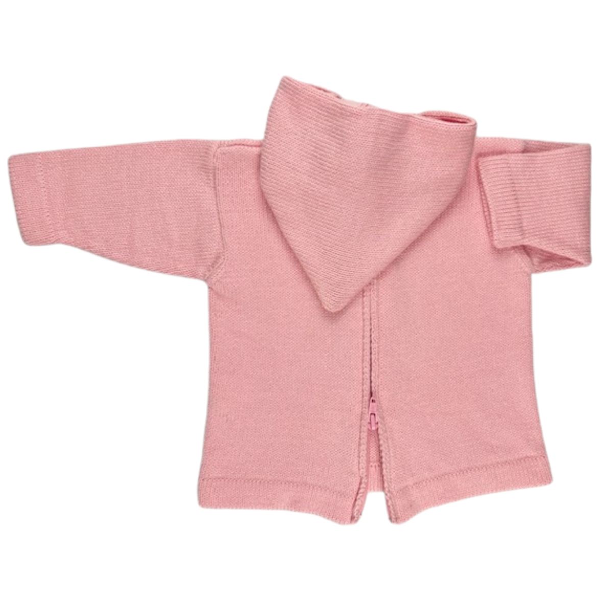 Hooded Backzip Lobster Sweater Pink