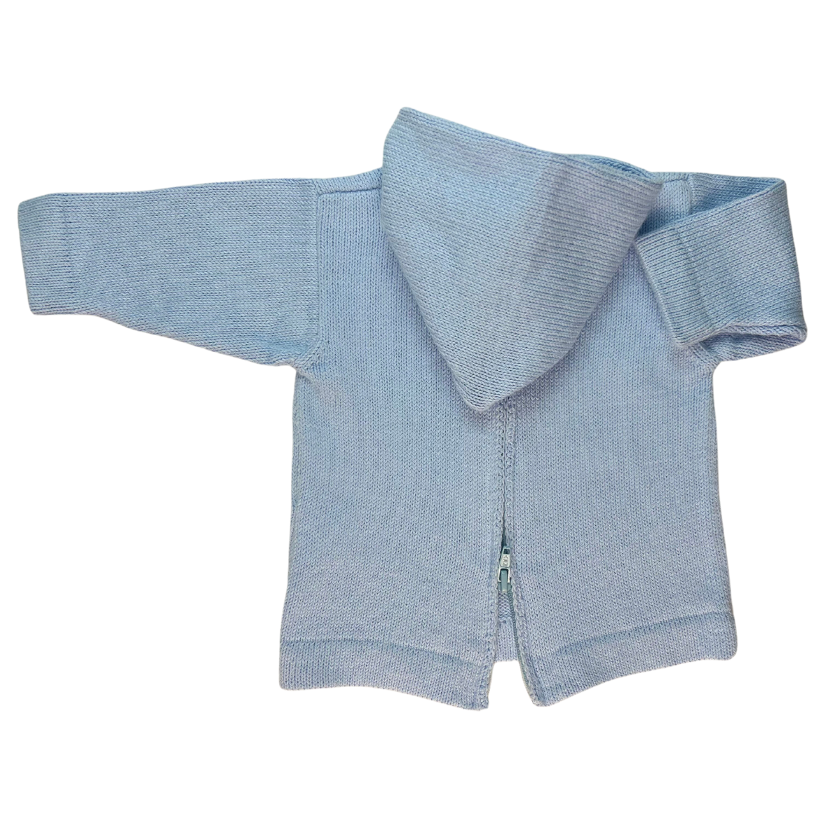 Hooded Backzip Lobster Sweater Blue