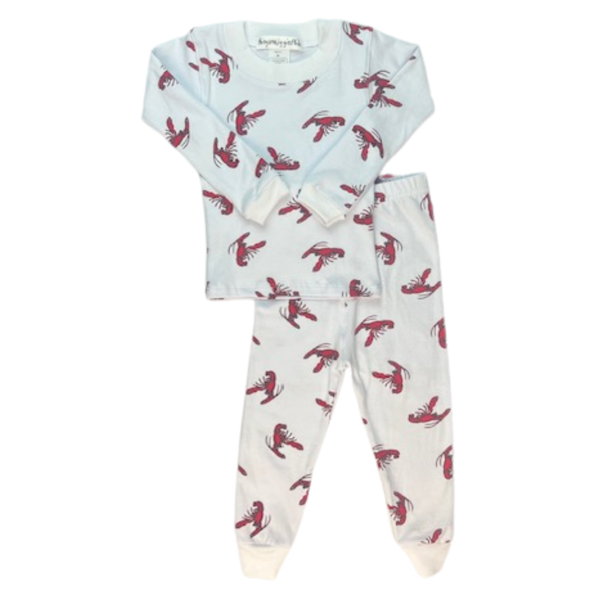 Lobster Two Piece Pajamas Red