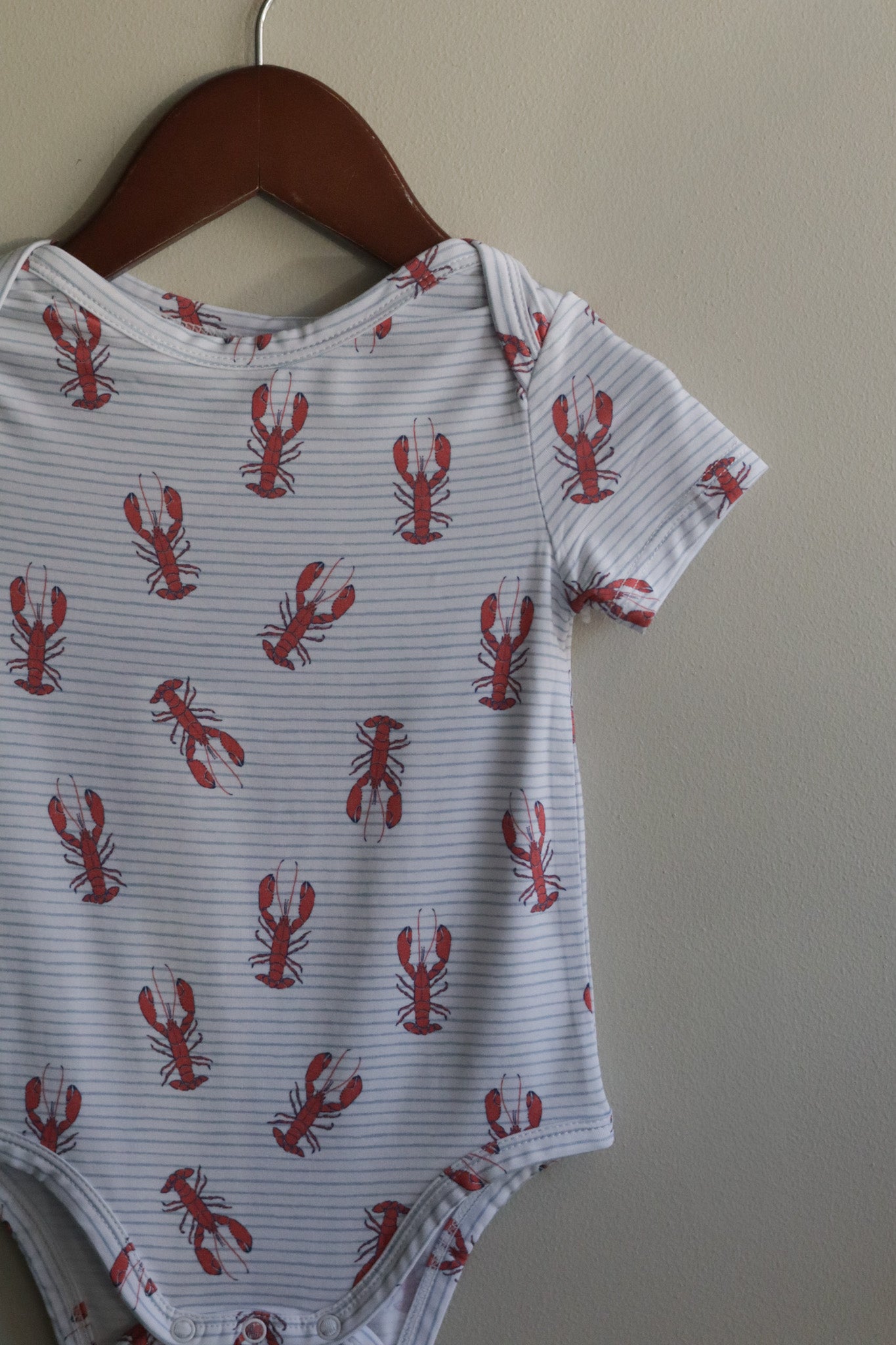 Short Sleeve Bodysuit Lobsters