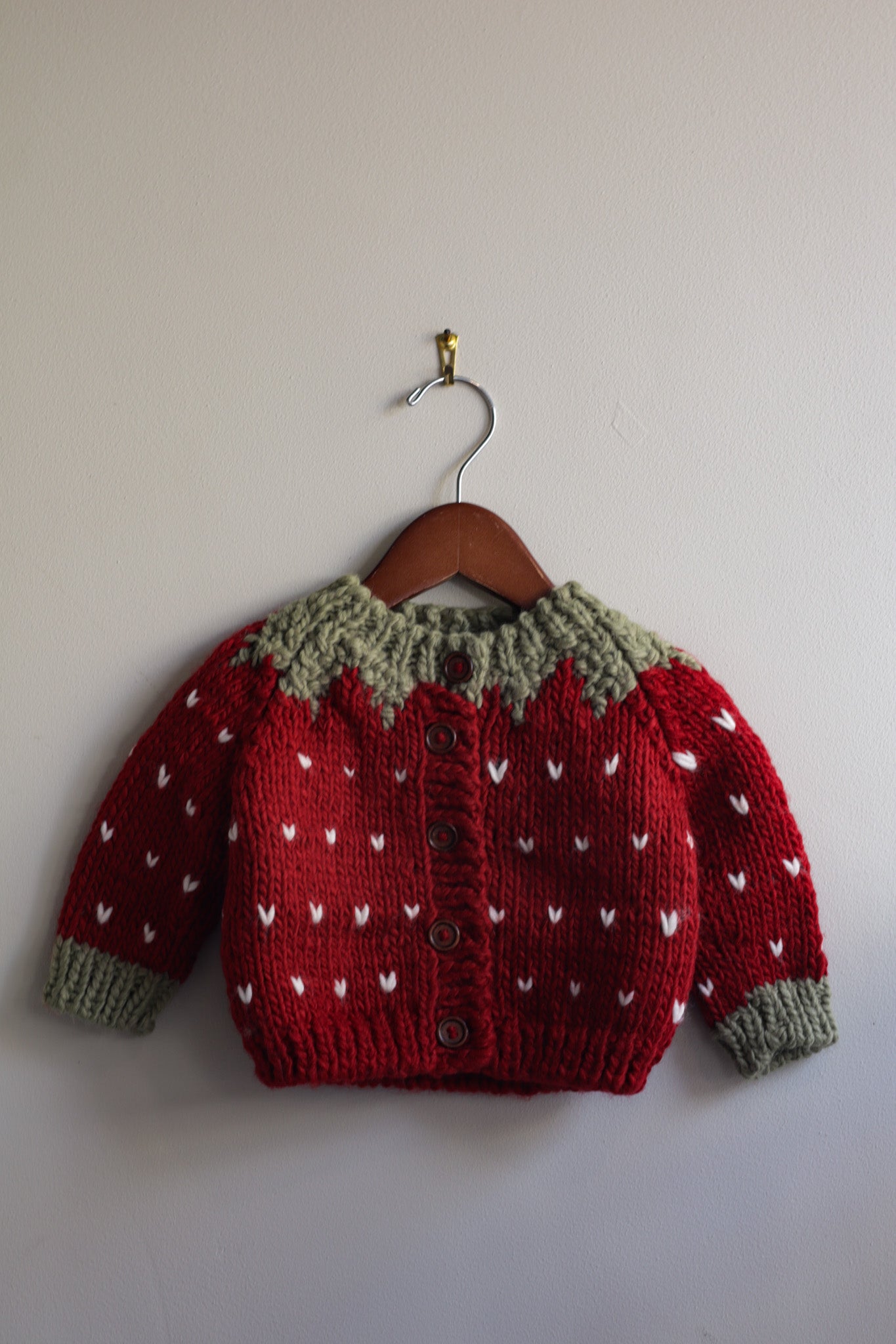 Strawberry Cardigan