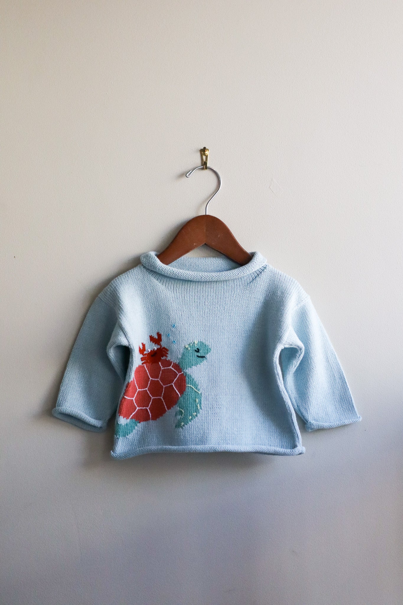 Roll Neck Sea Turtle Sweater