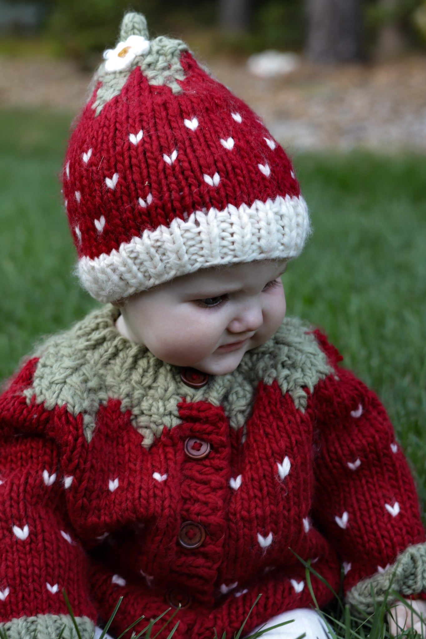 Strawberry Cardigan