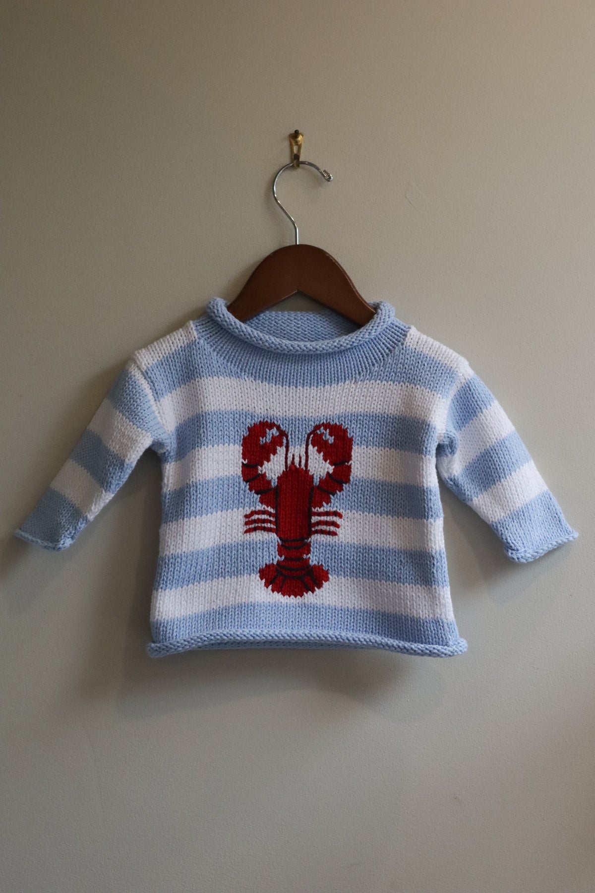 Roll Neck Lobster Sweater