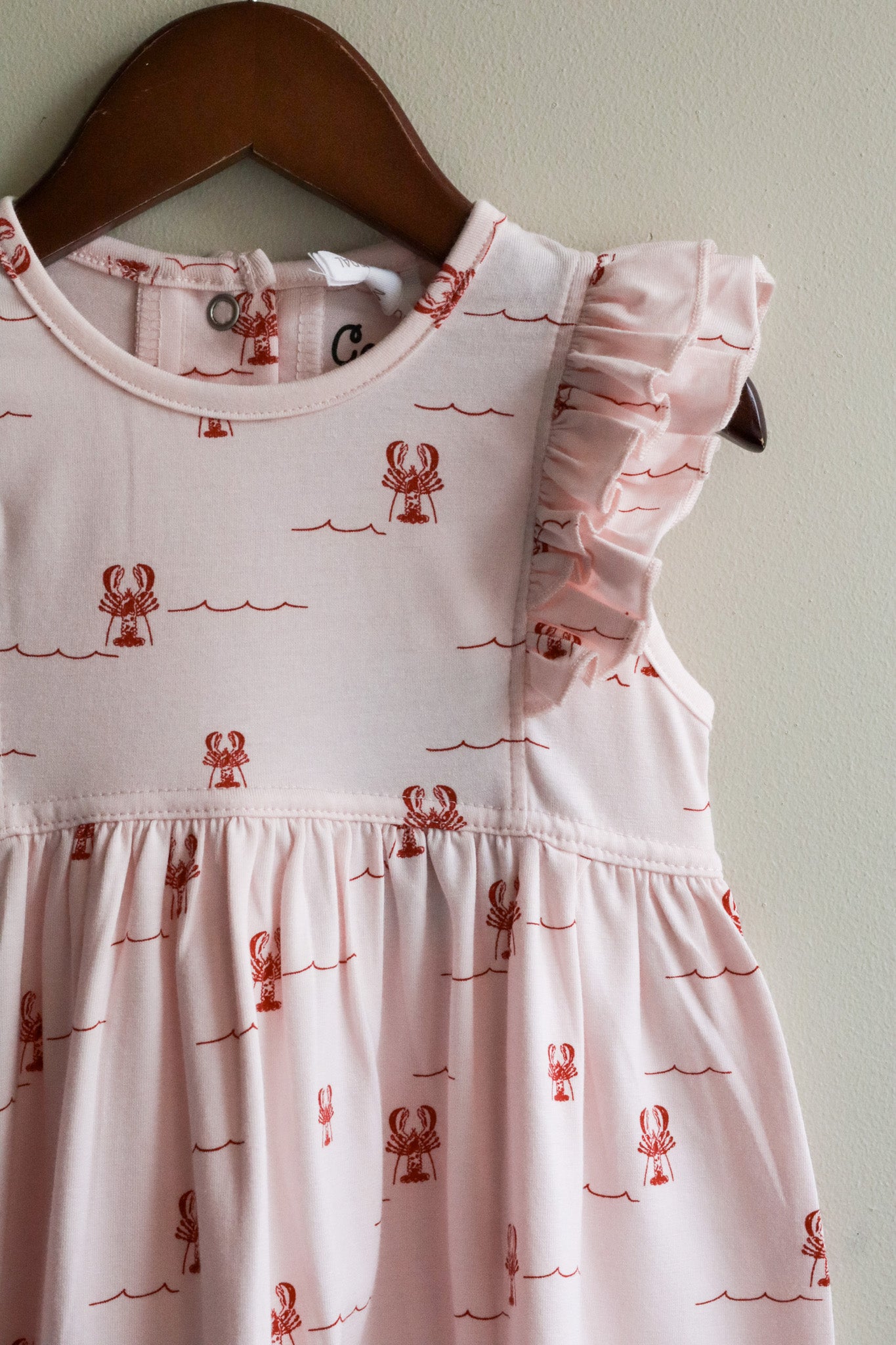 Cotton Modal Dress Lobsters