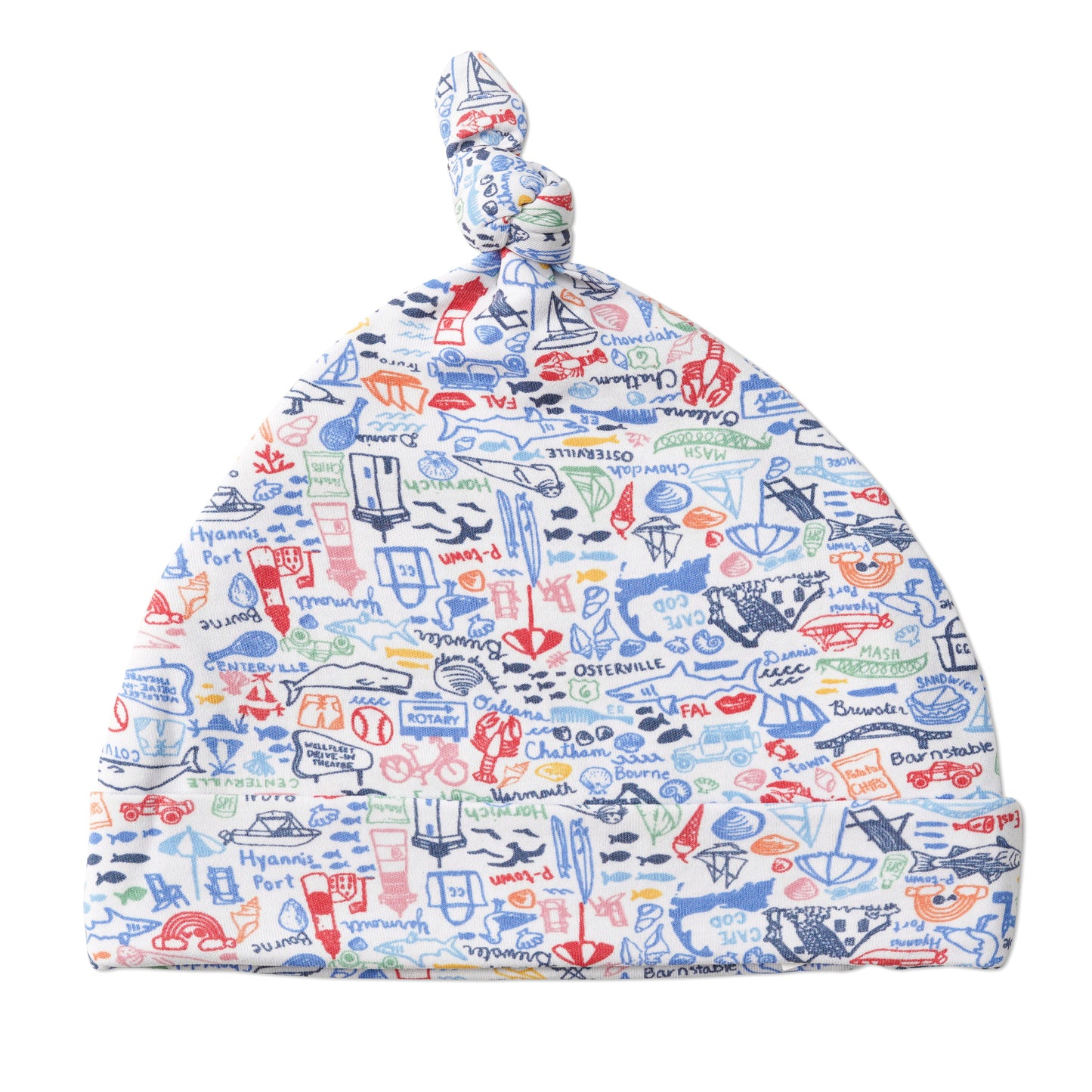 Cape Cod Doodle Knotted Hat