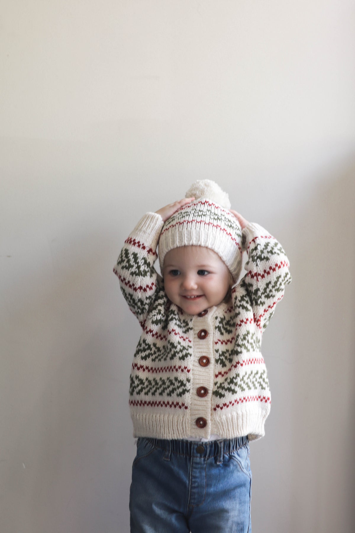 Evergreen Christmas Cardigan