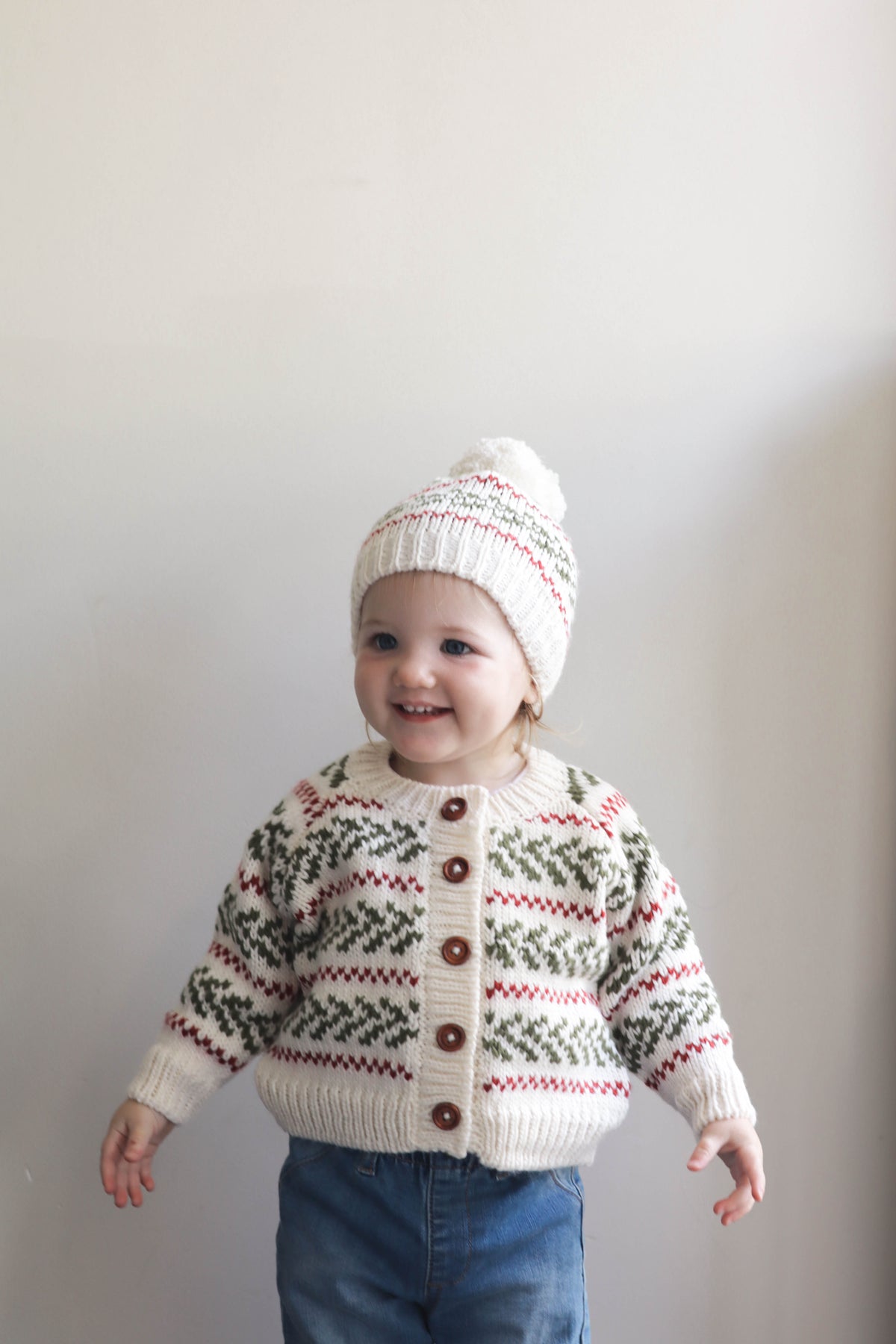 Evergreen Christmas Cardigan