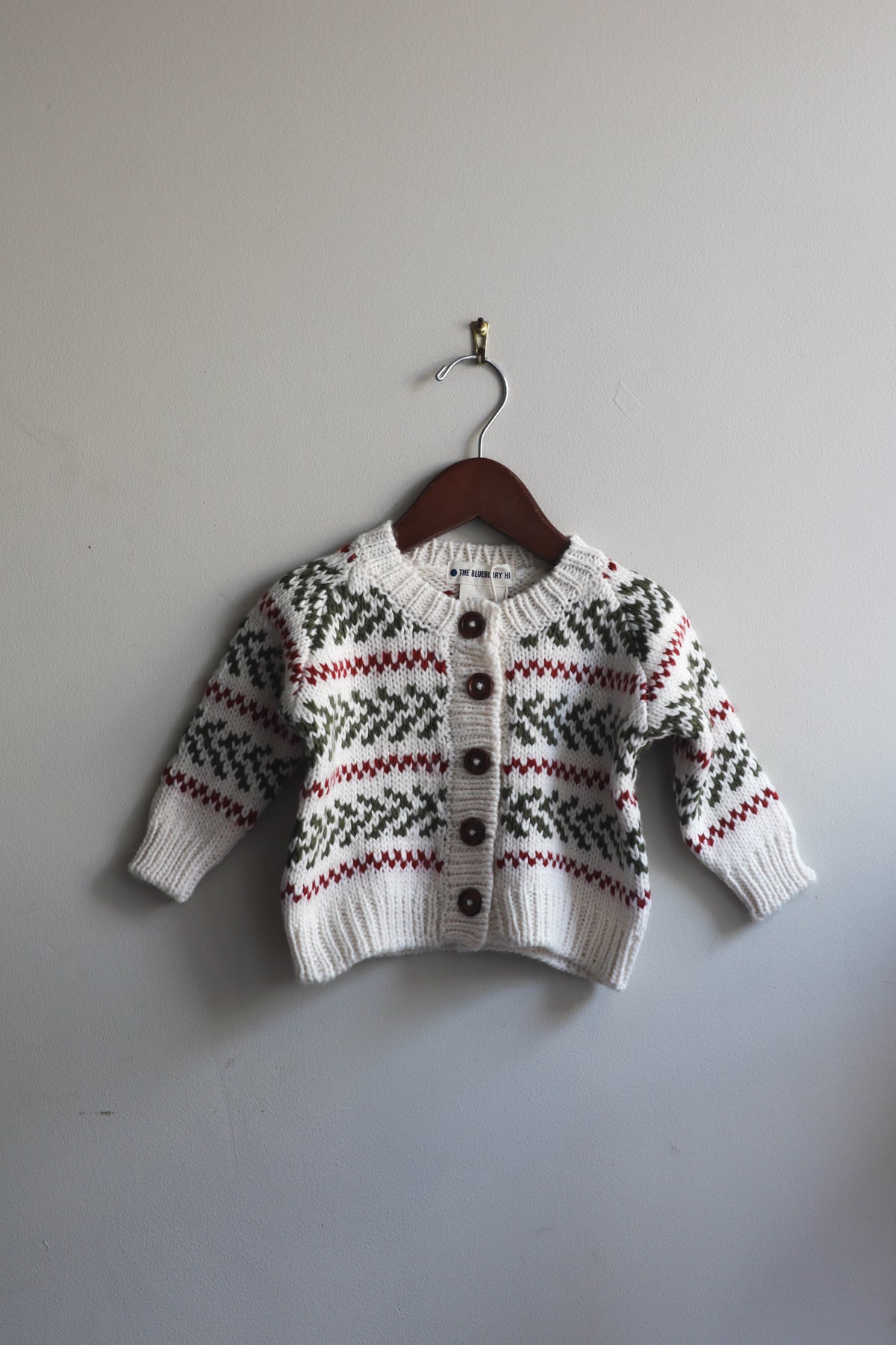 Evergreen Christmas Cardigan