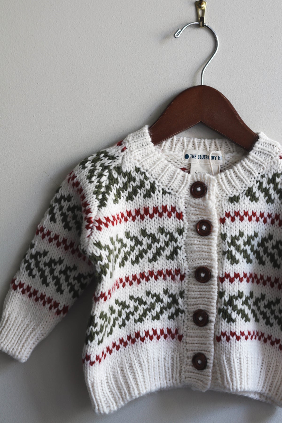 Evergreen Christmas Cardigan