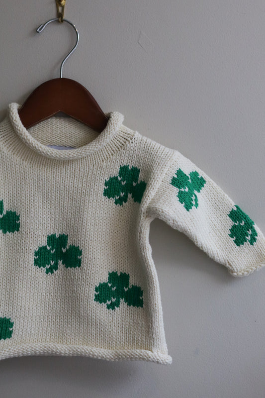 Roll Neck Shamrock Sweater