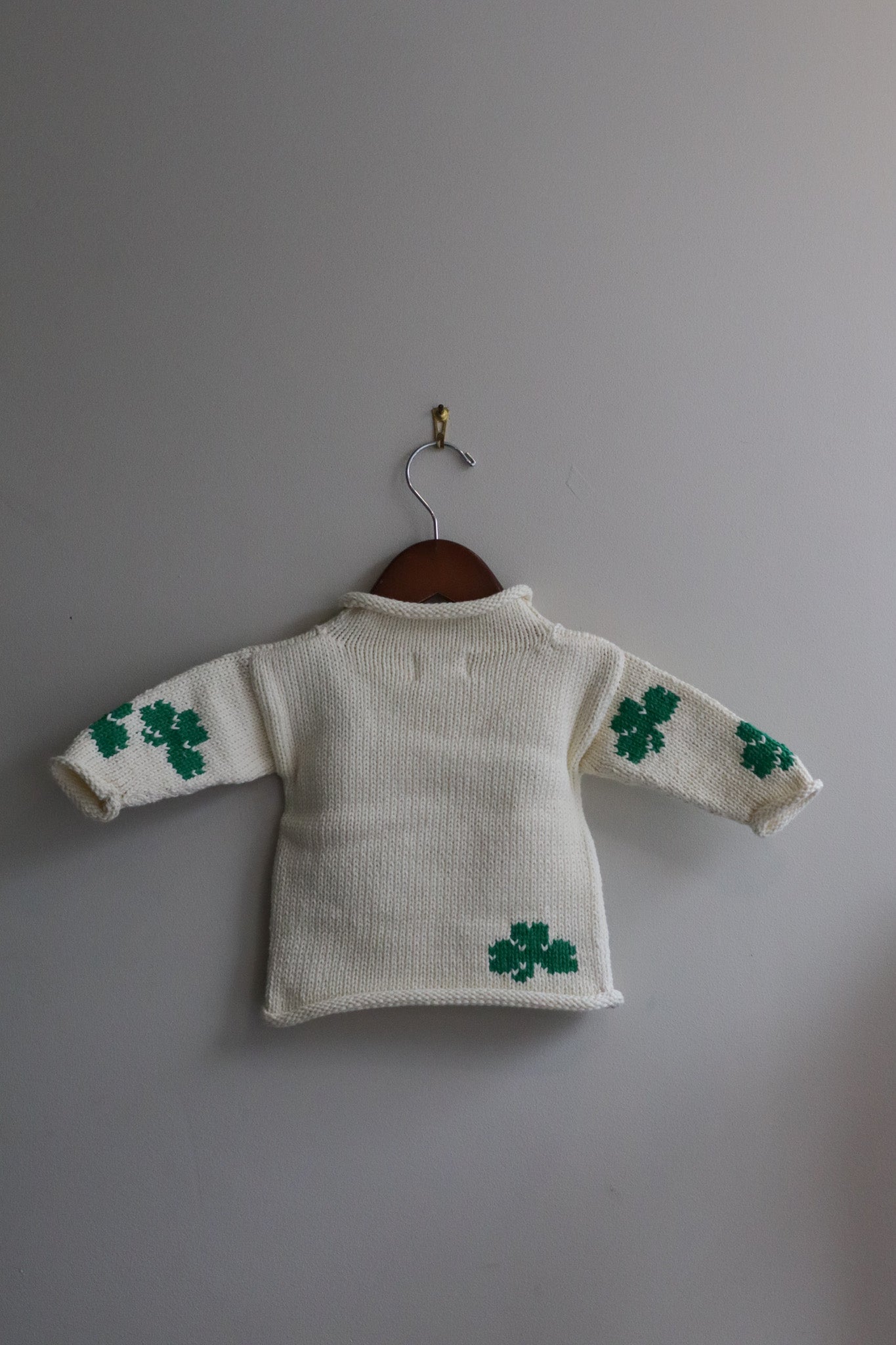 Roll Neck Shamrock Sweater