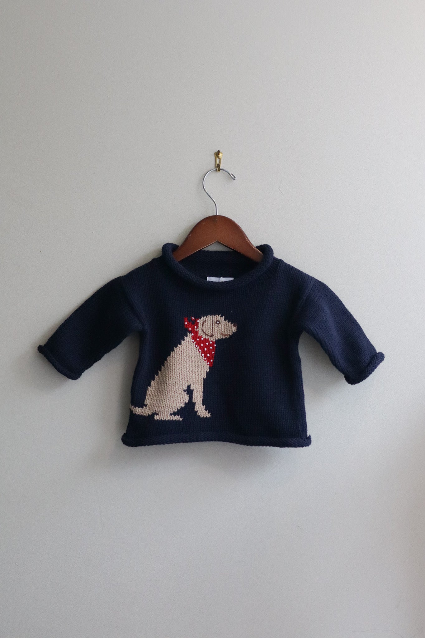 Roll Neck Dog Sweater