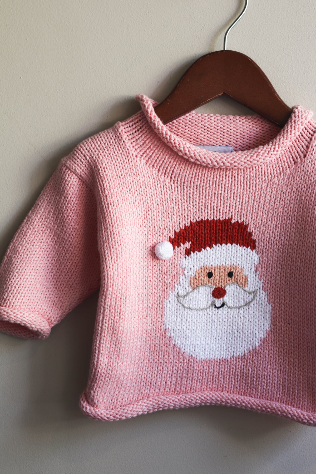Roll Neck Santa Sweater