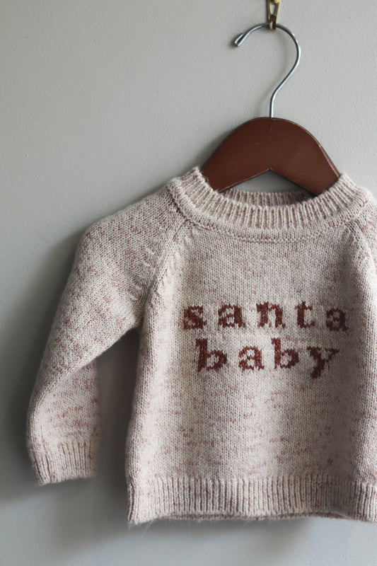 Knit Sweater Santa Baby