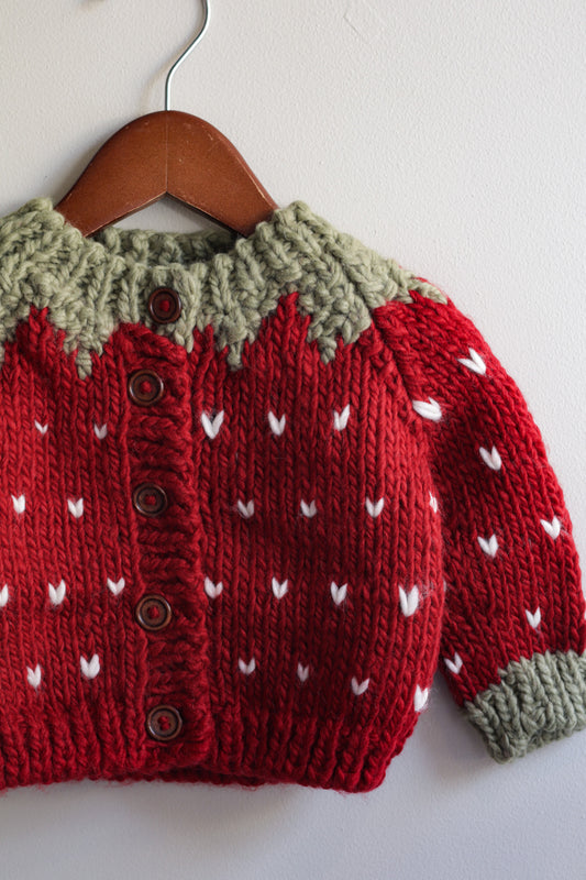 Strawberry Cardigan