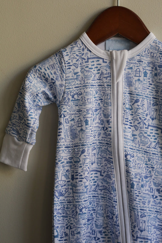 Cape Cod Doodle Footie