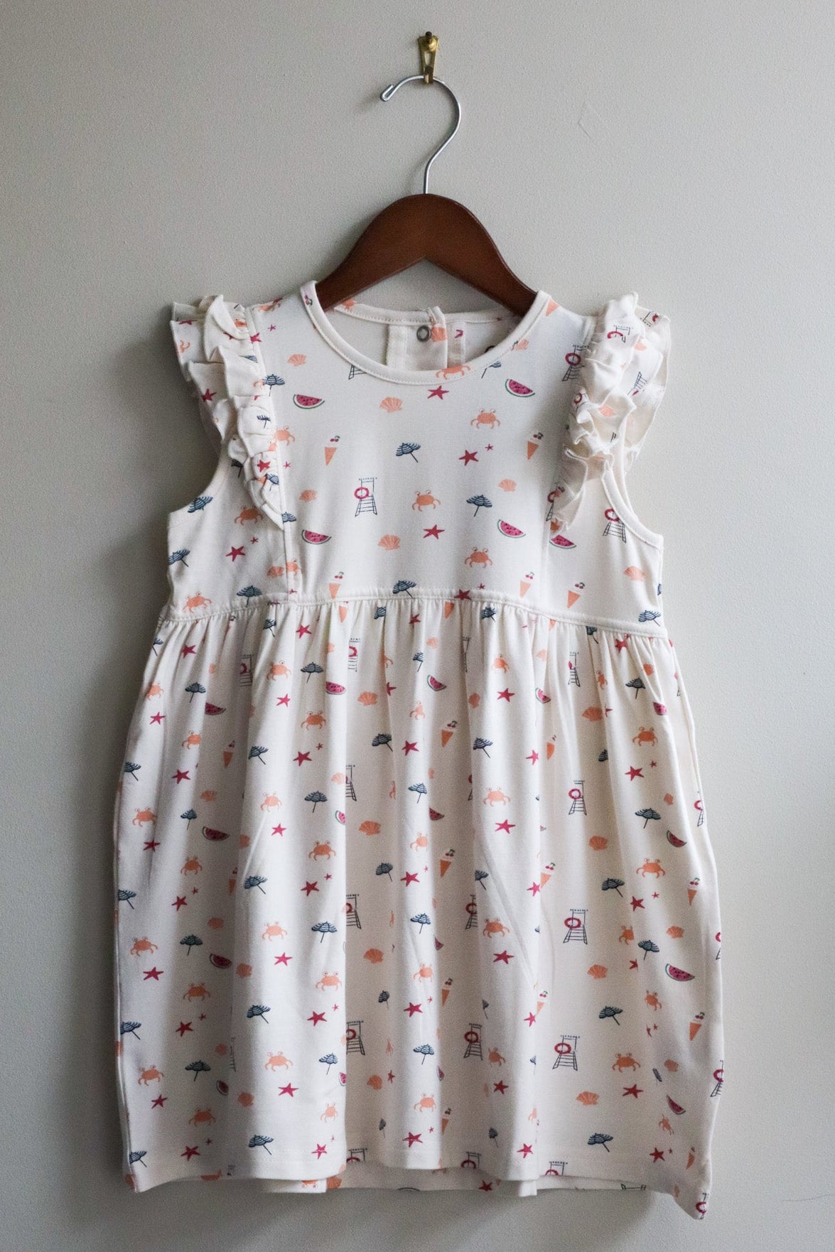 Cotton Modal Dress Beach on Whisper