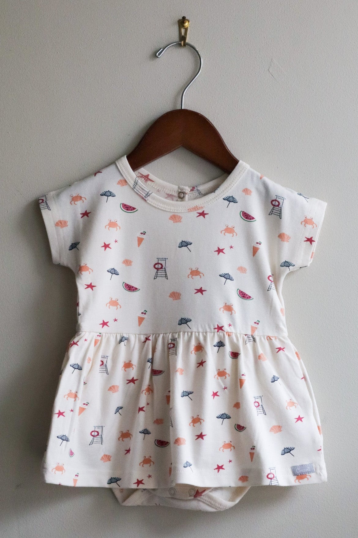 Cotton Modal Romper Beach on Whisper