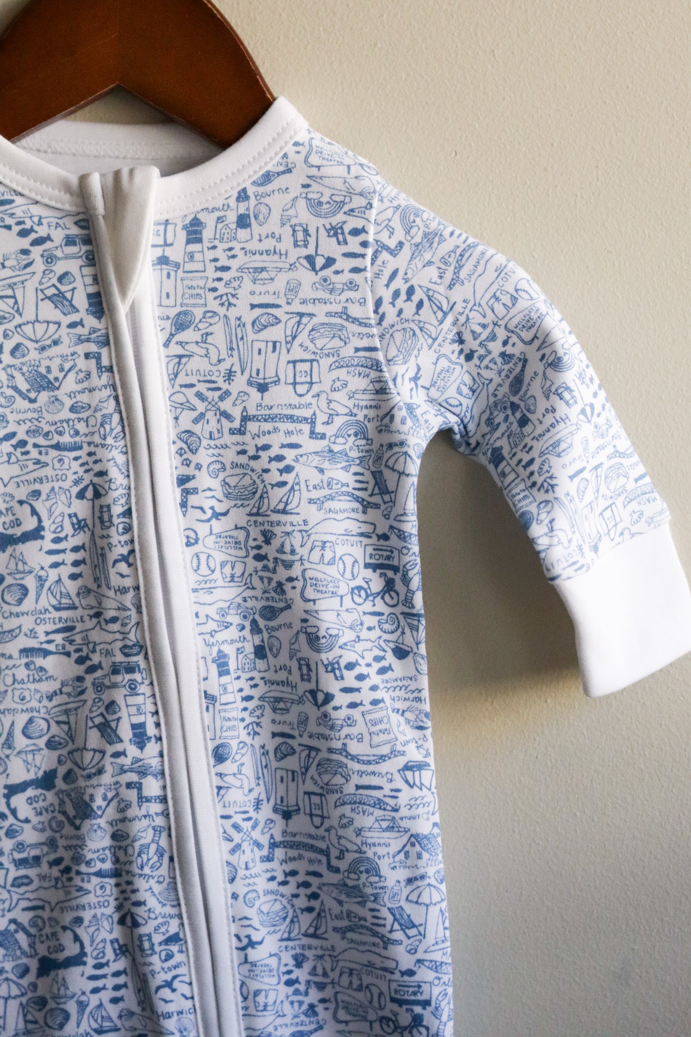 Cape Cod Doodle Baby Pajama