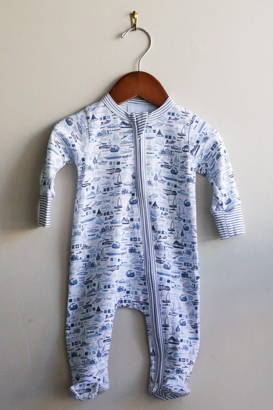 Boats Doodle Pajama