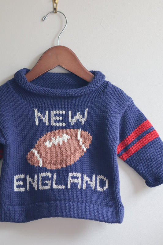 Roll Neck New England Football Sweater