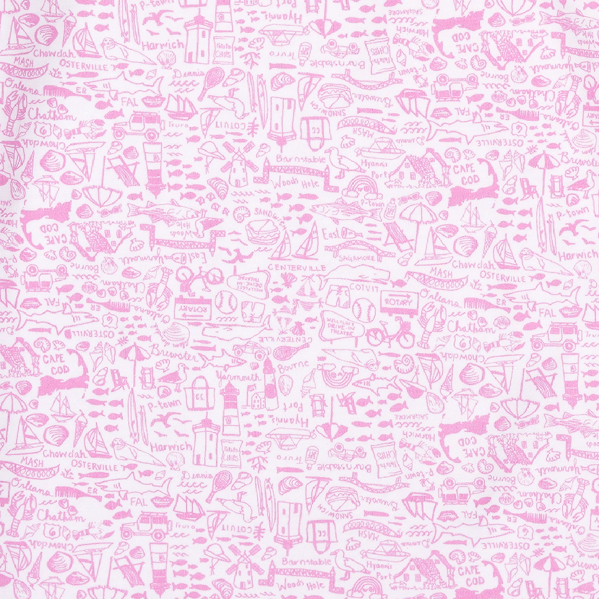 Joy Street Cape Cod PJ Pink